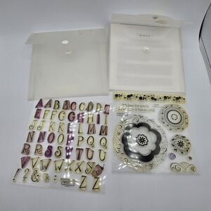 2 My Acrylix stamp sets Endless Love D1260 Playful Caps D1013